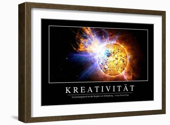 Kreativität: Motivationsposter Mit Inspirierendem Zitat-null-Framed Photographic Print