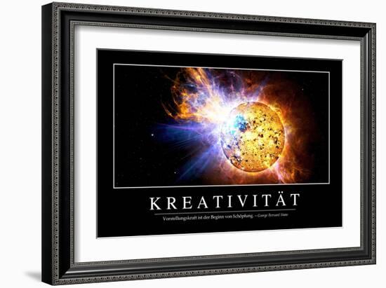 Kreativität: Motivationsposter Mit Inspirierendem Zitat-null-Framed Photographic Print