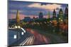 Kremlevskaya Nab at Dusk-Jon Hicks-Mounted Photographic Print