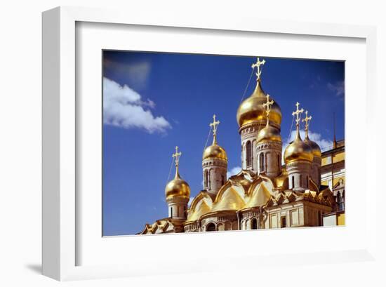 Kremlin Cathedrals, Moscow-null-Framed Art Print