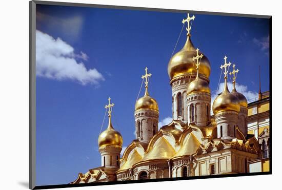 Kremlin Cathedrals, Moscow-null-Mounted Art Print