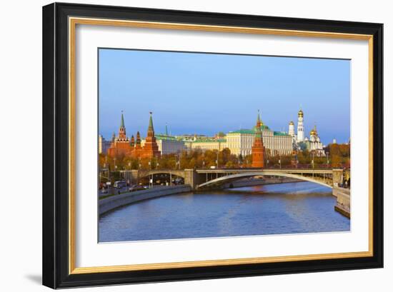 Kremlin on Sunset - Autumn in Moscow Russia-Nik_Sorokin-Framed Photographic Print