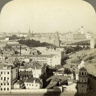 Kremlin Wall Moscow Russia Photographic Print Underwood Underwood Art Com