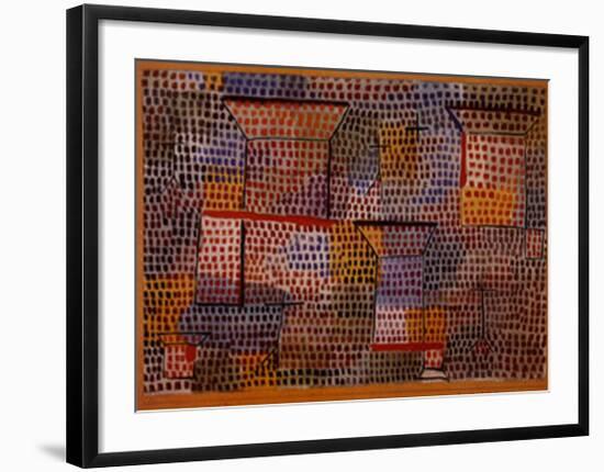 Kreuze und Saulen-Paul Klee-Framed Art Print