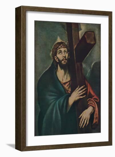 'Kreuztragender Christus', (Christ Carrying the Cross), c1577-1587, (1938)-El Greco-Framed Giclee Print