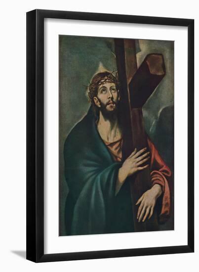 'Kreuztragender Christus', (Christ Carrying the Cross), c1577-1587, (1938)-El Greco-Framed Giclee Print