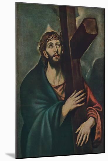 'Kreuztragender Christus', (Christ Carrying the Cross), c1577-1587, (1938)-El Greco-Mounted Giclee Print