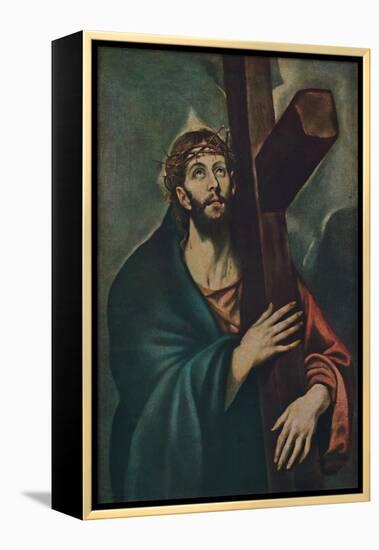 'Kreuztragender Christus', (Christ Carrying the Cross), c1577-1587, (1938)-El Greco-Framed Premier Image Canvas