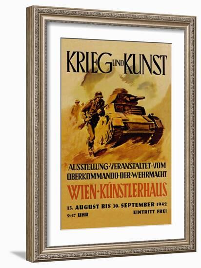Krieg und Kunst-null-Framed Art Print