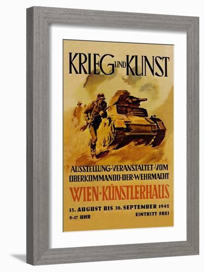 Krieg und Kunst-null-Framed Art Print