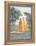 Krishna and Radha Walking by the Jumna in the Moonlight Having Exchanged Clothes, from the…-null-Framed Premier Image Canvas