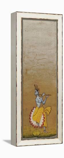 Krishna Fluting-null-Framed Premier Image Canvas