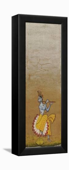 Krishna Fluting-null-Framed Premier Image Canvas