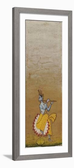 Krishna Fluting-null-Framed Giclee Print