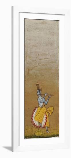 Krishna Fluting-null-Framed Giclee Print