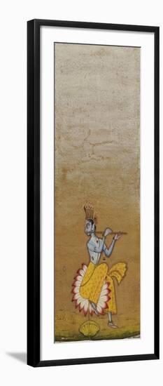 Krishna Fluting-null-Framed Giclee Print