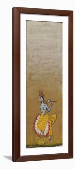 Krishna Fluting-null-Framed Giclee Print