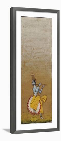 Krishna Fluting-null-Framed Giclee Print