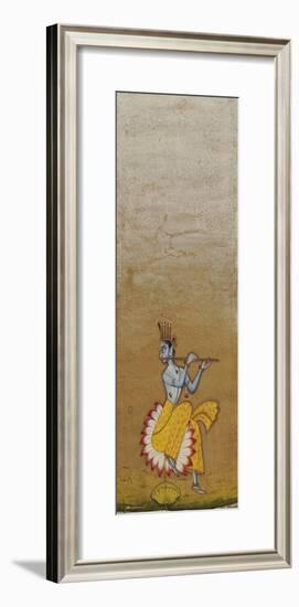 Krishna Fluting-null-Framed Giclee Print