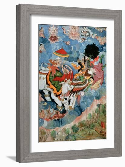 Krishna's Combat with Indra, C.1590-null-Framed Giclee Print