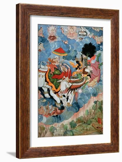 Krishna's Combat with Indra, C.1590-null-Framed Giclee Print