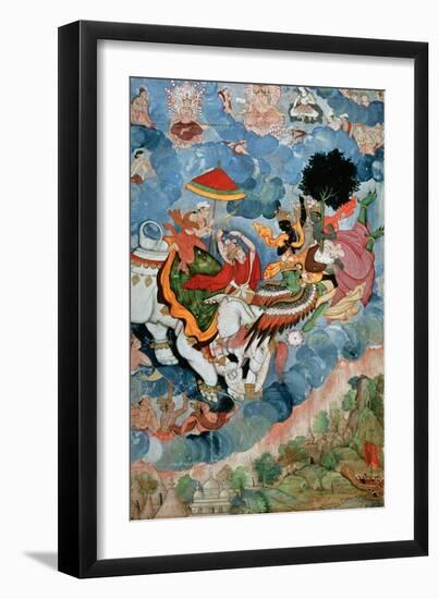 Krishna's Combat with Indra, C.1590-null-Framed Giclee Print