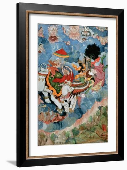 Krishna's Combat with Indra, C.1590-null-Framed Giclee Print