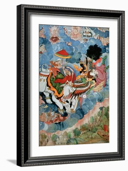 Krishna's Combat with Indra, C.1590-null-Framed Giclee Print