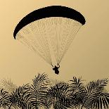 Paragliding Active Sport Landscape Concept for Poster-Kristaps Eberlins-Art Print