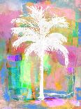 Abstract Palm Blue I-Kristen Drew-Framed Art Print