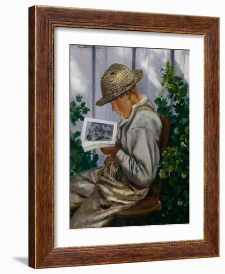 Kristian Heartbreaker, 1887 (Oil on Canvas)-Theodor Severin Kittelsen-Framed Giclee Print