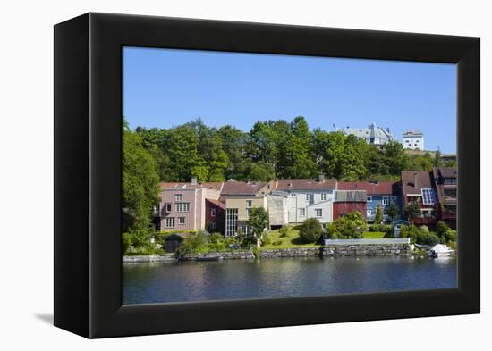 Kristiansten Fortress and Local Architecture on the River Nidelva-Doug Pearson-Framed Premier Image Canvas