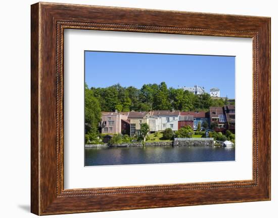 Kristiansten Fortress and Local Architecture on the River Nidelva-Doug Pearson-Framed Photographic Print