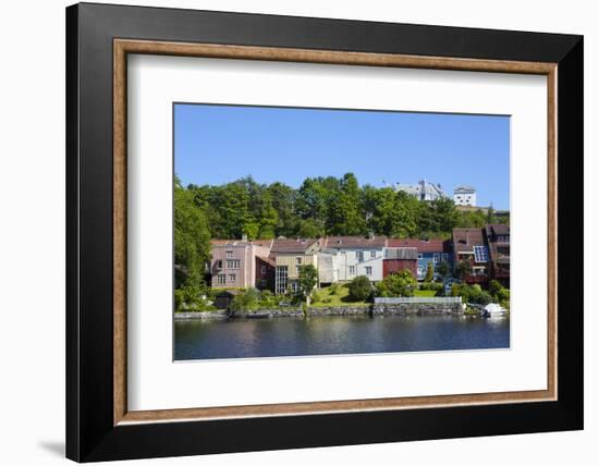 Kristiansten Fortress and Local Architecture on the River Nidelva-Doug Pearson-Framed Photographic Print