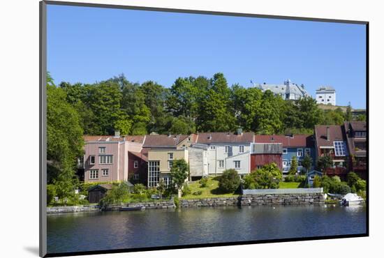 Kristiansten Fortress and Local Architecture on the River Nidelva-Doug Pearson-Mounted Photographic Print