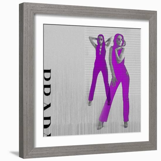 Kristina in Purple-NaxArt-Framed Art Print