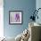 Kristina in Purple-NaxArt-Framed Art Print displayed on a wall