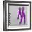 Kristina in Purple-NaxArt-Framed Art Print