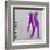 Kristina in Purple-NaxArt-Framed Art Print