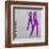 Kristina in Purple-NaxArt-Framed Art Print