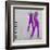 Kristina in Purple-NaxArt-Framed Art Print