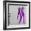 Kristina in Purple-NaxArt-Framed Art Print