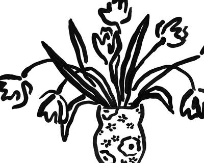 'Floral Spray' Giclee Print - Kristine Hegre | Art.com