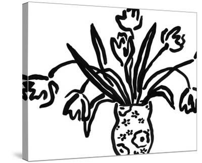 'Floral Spray' Stretched Canvas Print - Kristine Hegre | Art.com