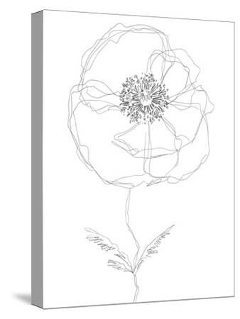 'Linear Bloom - Flourish' Stretched Canvas Print - Kristine Hegre | Art.com