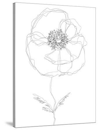 'Linear Bloom - Flourish' Stretched Canvas Print - Kristine Hegre | Art.com