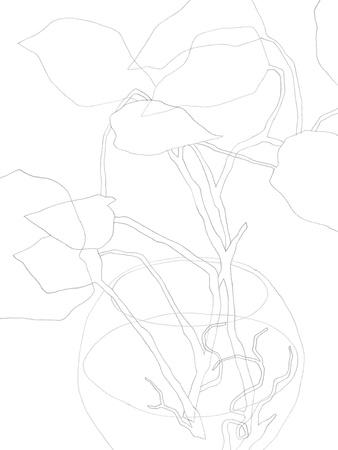 'Linear Simple - Thrive' Giclee Print - Kristine Hegre | Art.com