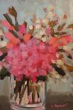 Yellow and Pink Flowers-Kristy Andrews-Art Print