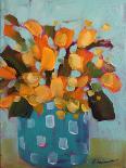 Peach Soft Floral-Kristy Andrews-Stretched Canvas