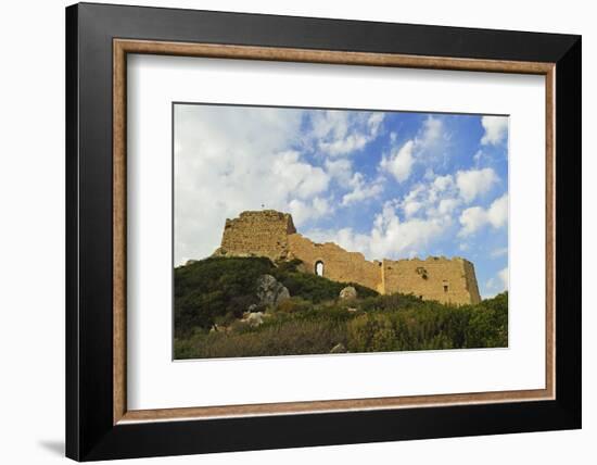 Kritinia Castle, Rhodes, Dodecanese, Greek Islands, Greece, Europe-Jochen Schlenker-Framed Photographic Print